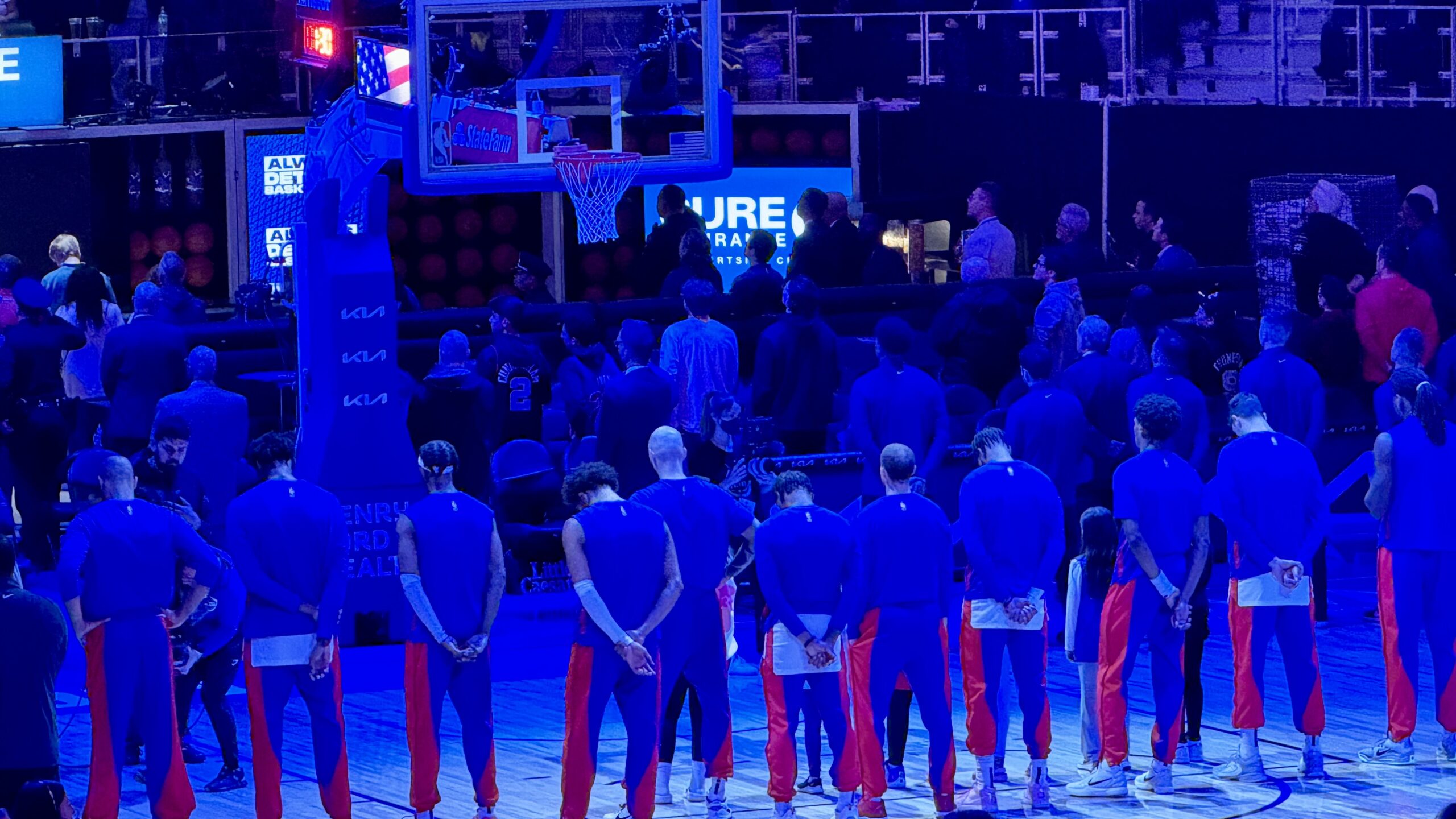 Detroit Pistons defeat Brooklyn Nets 118-112 at Little Caesars Arena in Detroit, MI behind 66 combined points for Cade Cunningham and Jaden Ivey. Article by Brandon Dent. Photo credit Brandon Dent.