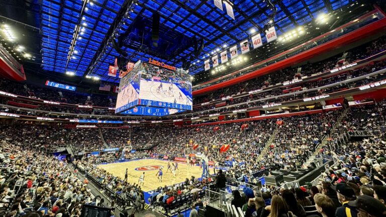 Detroit Pistons vs Dallas Mavericks at Little Caesars Arena in Detroit, MI Article by Brandon Dent. Photo Credit Brandon Dent
