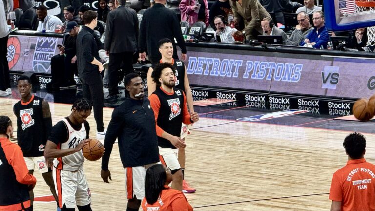 The Detroit Pistons look for more as they clinch a top 6 playoff spot. Article by Brandon Dent. Photo Credit Brandon Dent.