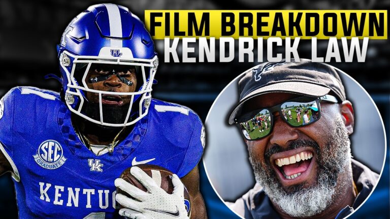 Kendrick Law Has a 42-Inch Vert and Jumped Over Two Defenders. His Route-Running? That's Another Story.
