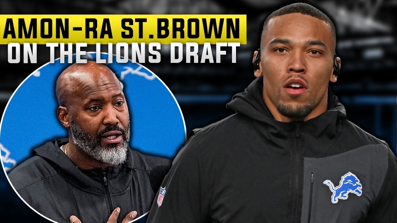 Amon-Ra St. Brown Signs Off on Lions Draft: Detroit's Got 'Hella Dudes'