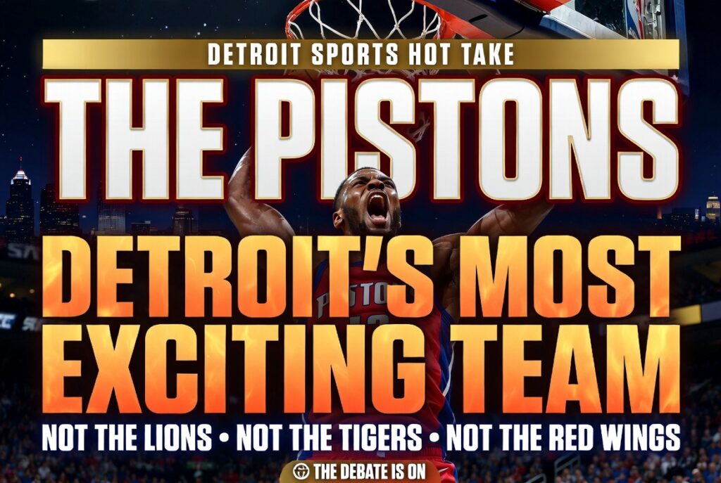 Pistons, not the Lions, Detroit's Most Exciting team"