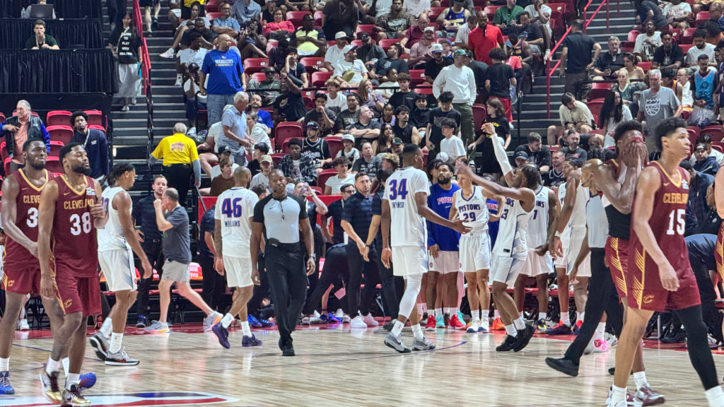 Detroit Pistons, Chaz Lanier and Ebuka Okorie win game 2